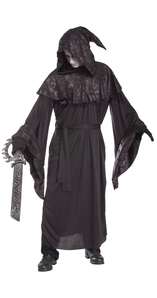 Midnight Messenger Robe Dark Wizard Robe Costume 