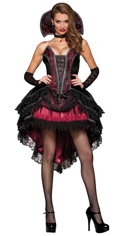 Vampires Vixen Super Deluxe Victorian Style Costume