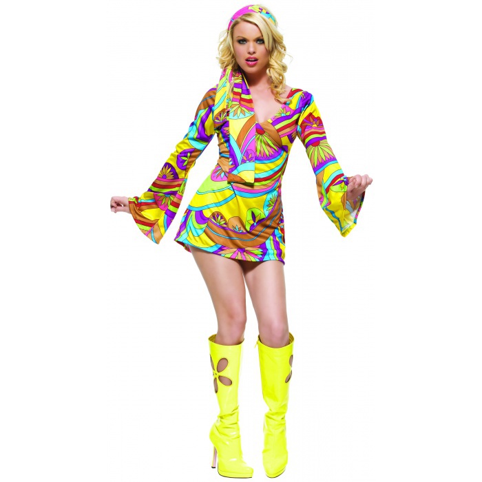 Hippie Go Go Girl 1960 S Costume