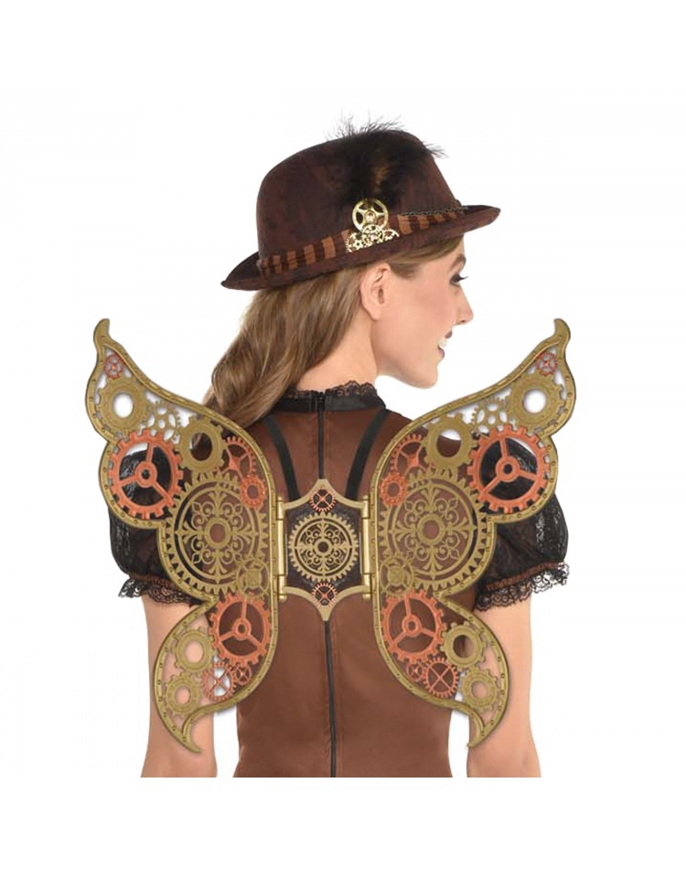 Filigree Steampunk Wings Costume Accessory