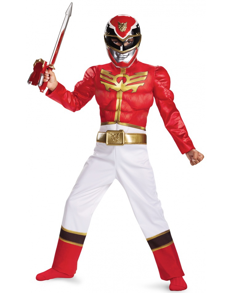 Red Ranger Megaforce Classic Muscle Red Ranger Costume