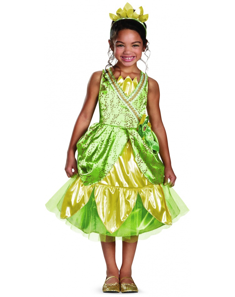 Tiana Sparkle Deluxe Tiana Costume 