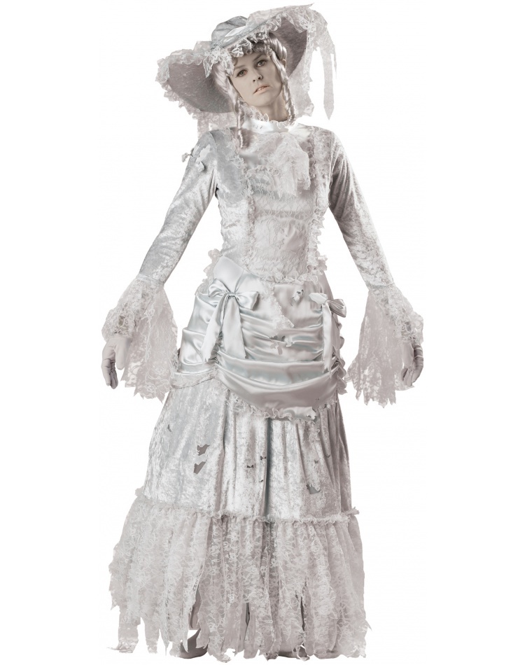 Ghostly Lady Victorian Bride Deluxe Costume