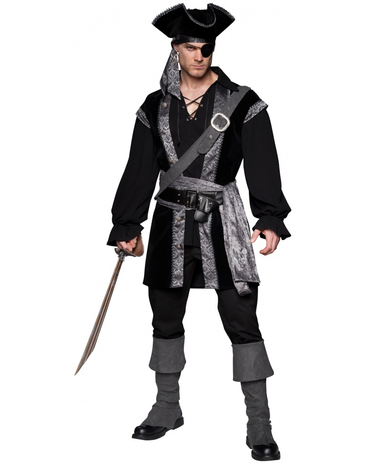 High Seas Rogue Mens Pirate Costume 0778