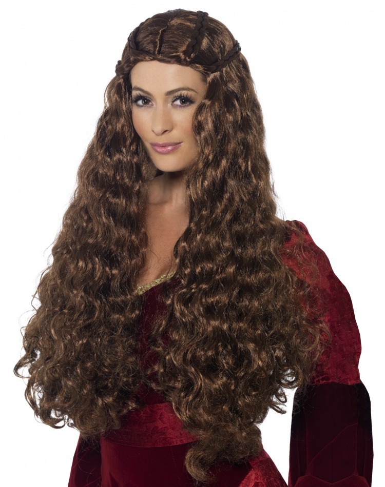 Medieval Princess Wig Costume Accessory 1157